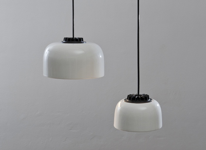 Headhat Ceramic Pendant Lamp by Santa and Cole Lamps